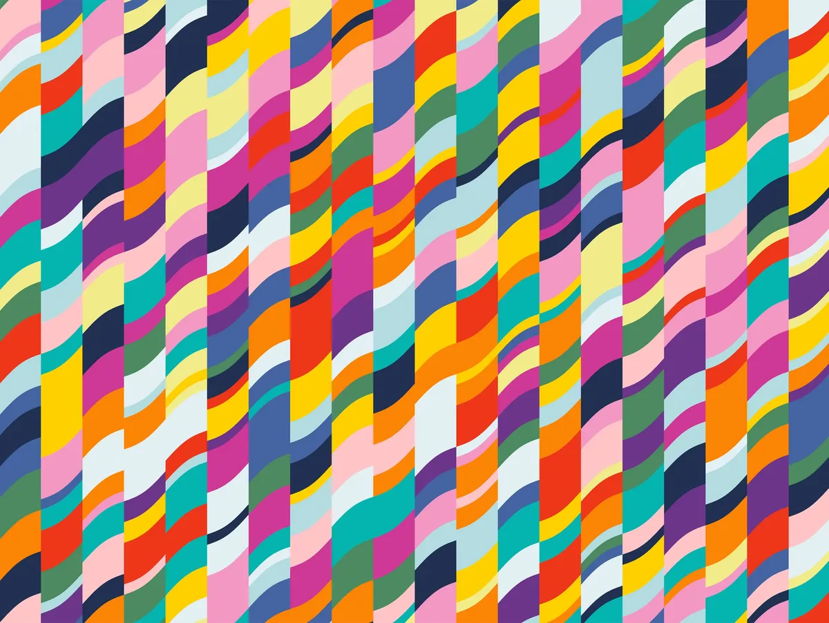 Homage de Bridget Riley by Roni Kaufman